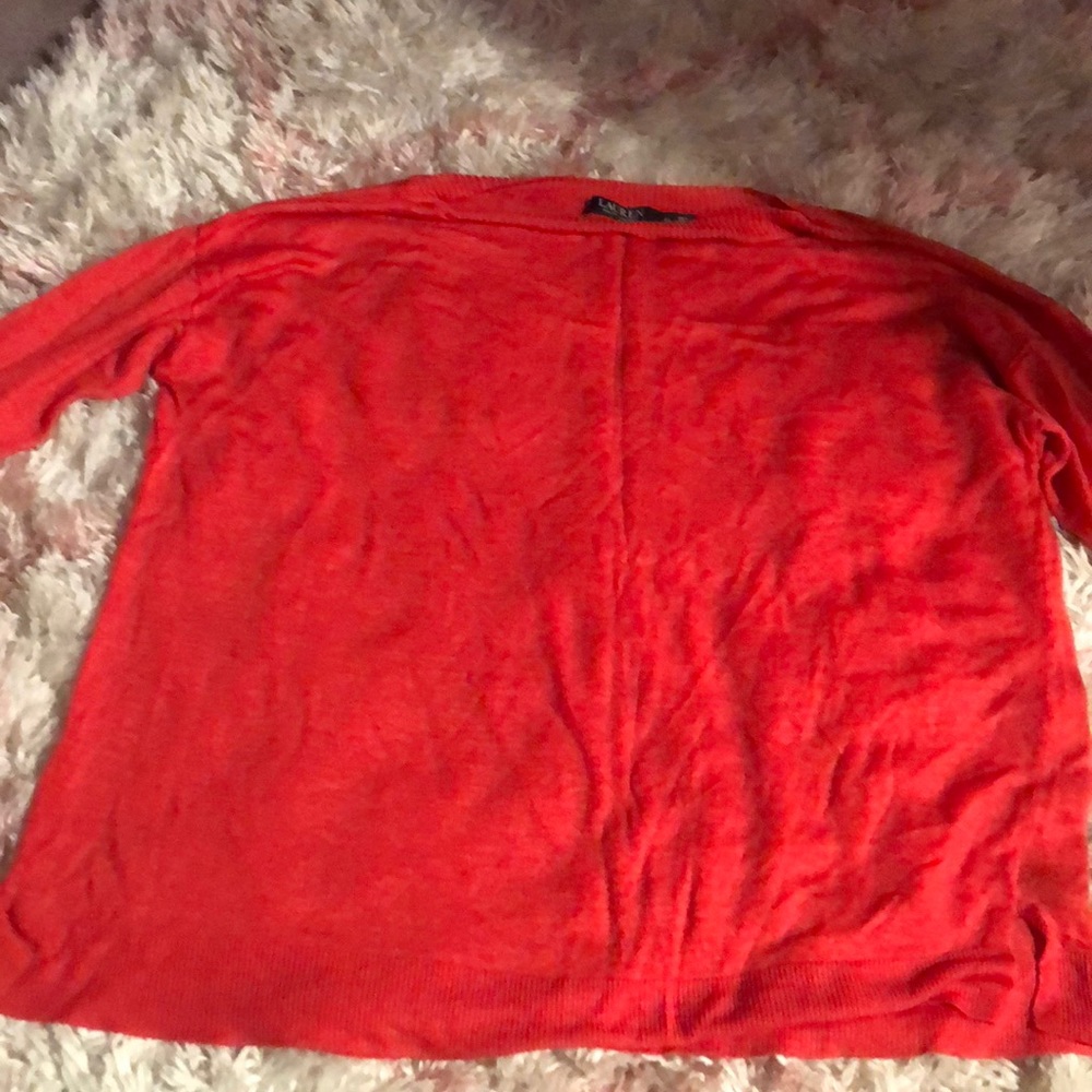 Linen Ralph LAUREN red/orange sweater